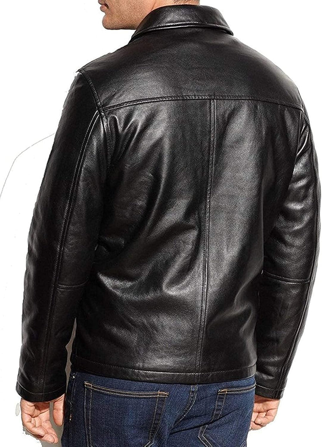 mens genuine lambskin leather classic biker style jacket lambskin jackets men
