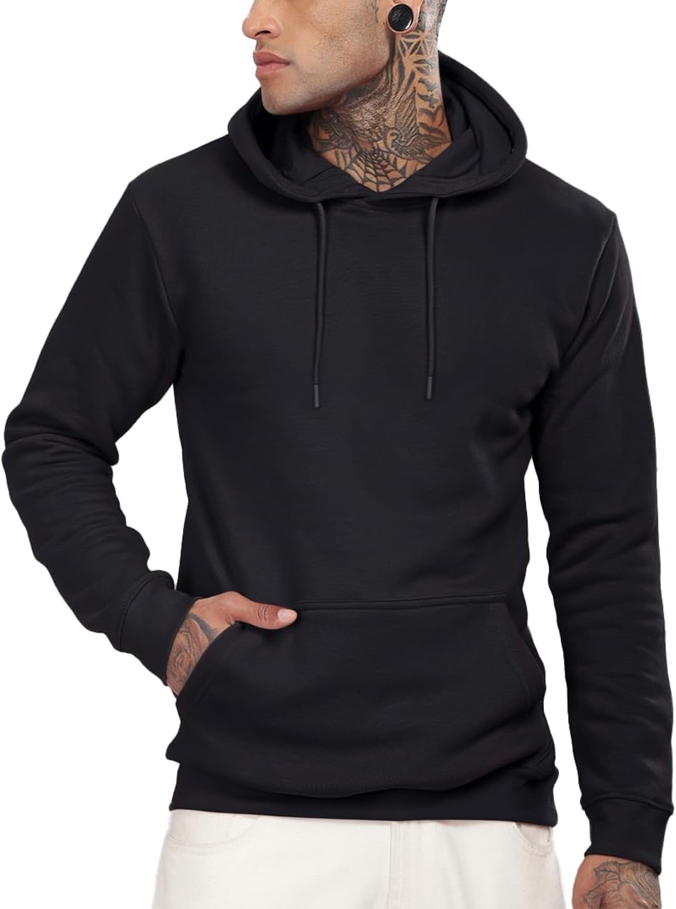 mens hoodies pullover hooded sweatshirt